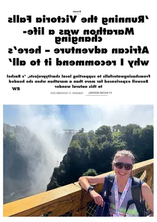 Running the Victoria Falls Marathon was a life changing African adventure heres why I recommend it to all Fromchasingwaterfalls to supporting local charityprojects s Rachel Boswell experien