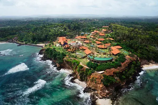 Aerial View Of Cape Welligama