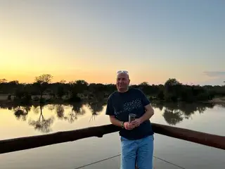Ali on safari