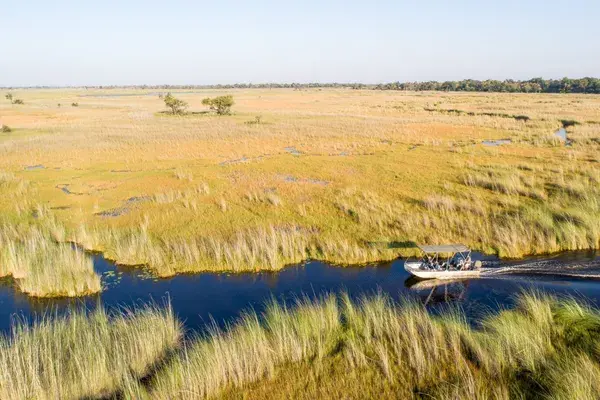 Camp Moremi Moremi Game Reserve Boating Safaris 4 scaled Botswana