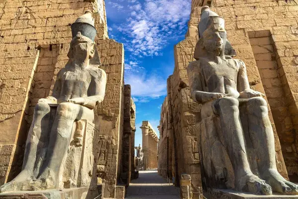 Entrance to open air museum at Luxor Egypt