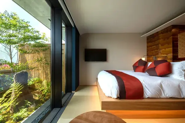Garden Deluxe Room Genji Hotel Kyoto Japan company website