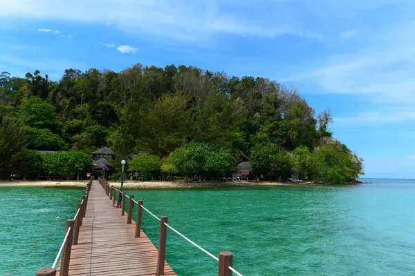 Gaya Island beach Borneo
