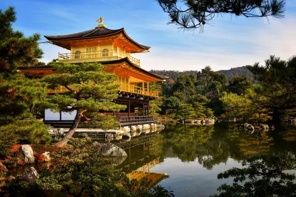 Gold Temple Buddha Buddhism Shinto Kinkakuji Temple Japan min 1