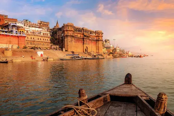 Holy River Ganges At Varanasi Copy