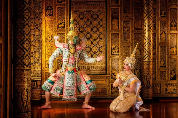Masked Khon Traditional dancing Thailand