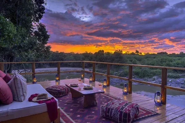 Naibor camp sundowners