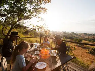 Nomad Tanzania Happy Family On Safari At Lamai Camp In The Serengeti