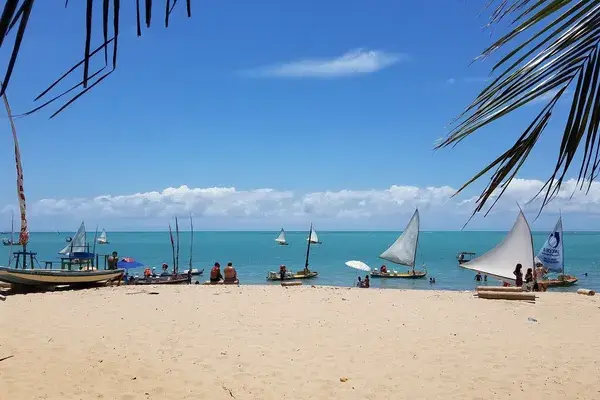 Northeast coast brazil beach