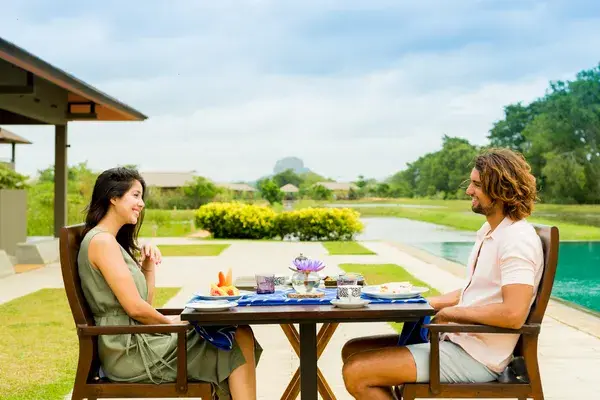 Outside Dining At Water Garden Sigiriya