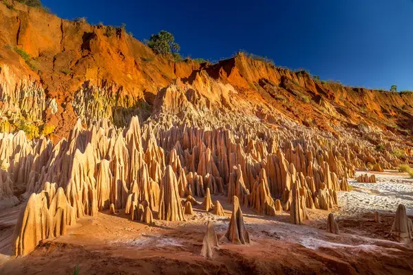 Red Tsingy In Madagascar