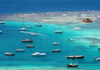 Sailing around Union Island St Vincent and the Grenadines Canva Pro