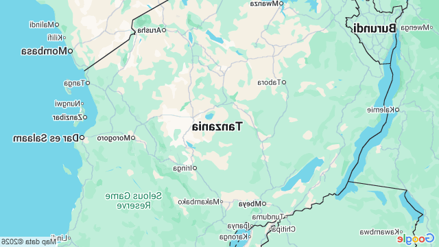 Google Map of Tanzania