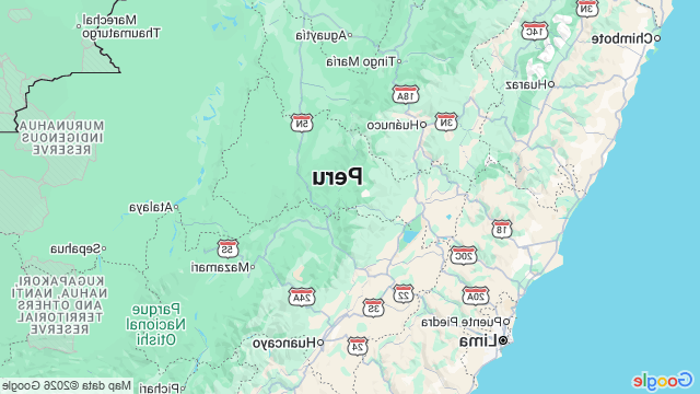 Google Map of Peru