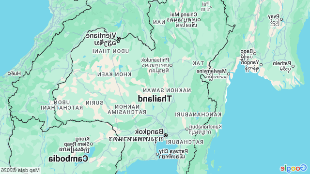 Google Map of Thailand