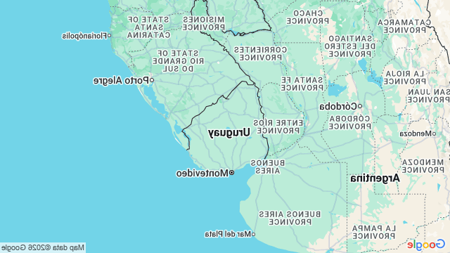 Google Map of Uruguay
