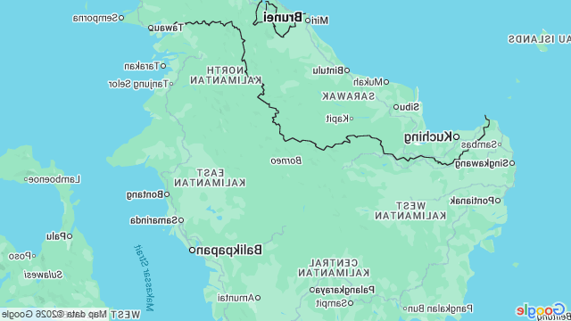 Google Map of Borneo