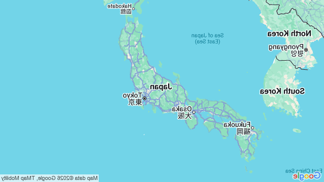 Google Map of Japan