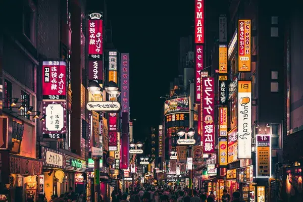 Streets of tokyo at night japan pexel
