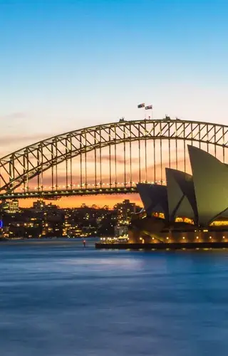 Sydney Opera House and Harbour Bridge