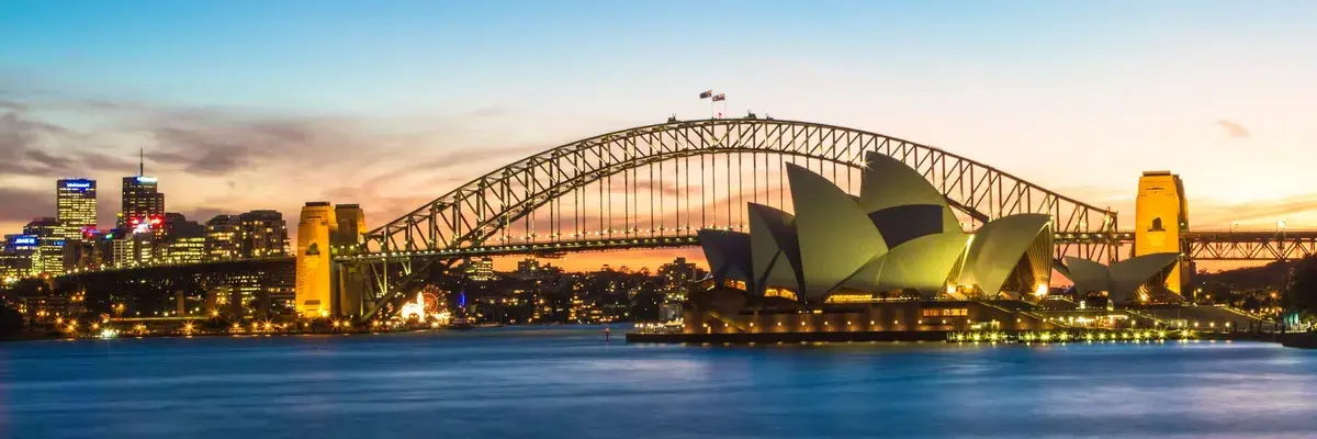 Sydney Opera House and Harbour Bridge