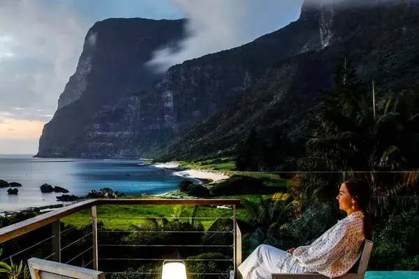 Terrace Capella Lodge lord howe island Australia Website