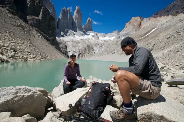 Torres del paine trek excursions patagonia camp