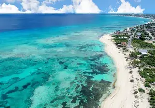 Vacation in Grank Turk Aerial Touring Turks and Caicos Island Getaway Canva Pro