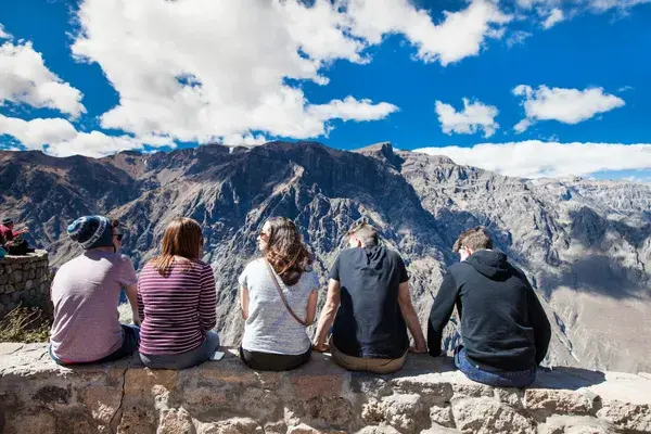 View at Colca Canyon Peru